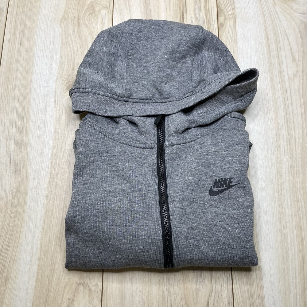Nike Tech Fleece Cape Hoodie Jacket Heather Gray Womens Size Small